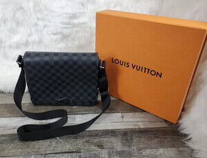 LOUIS VUITTON Bag Damier Graffiti Graphite District NV2 PM N40349